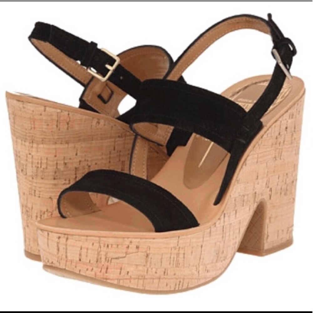 New Dolce Vita size 9 Black Platform Wedge